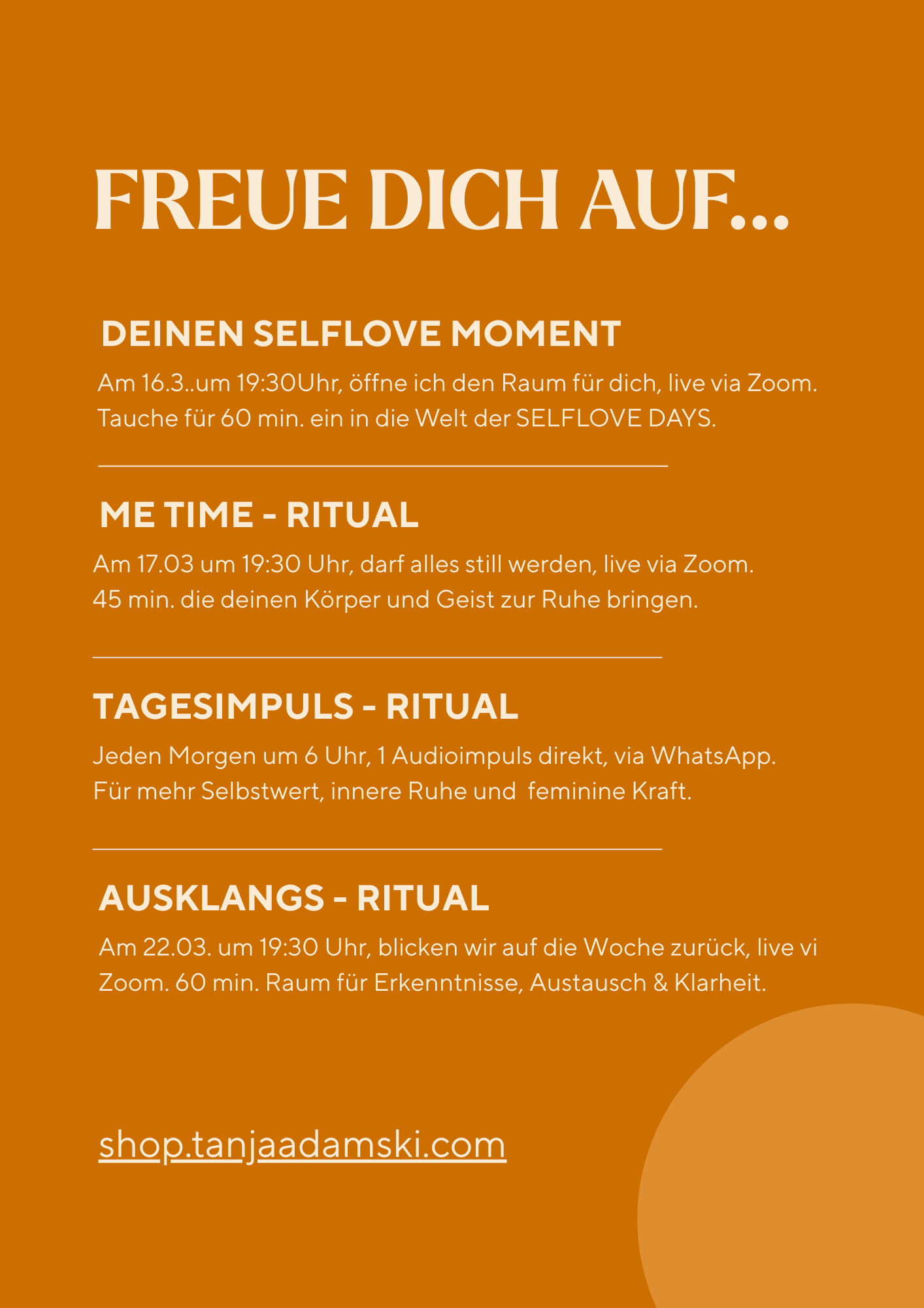 SELFLOVE DAYS - 16.03. bis 22.03.2026