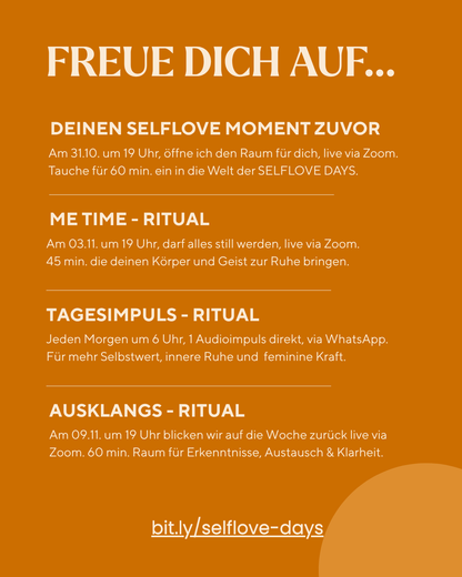 SELFLOVE DAYS - 03.11.25 bis 09.11.25